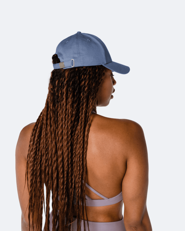 Iris Blue Strapback Hat