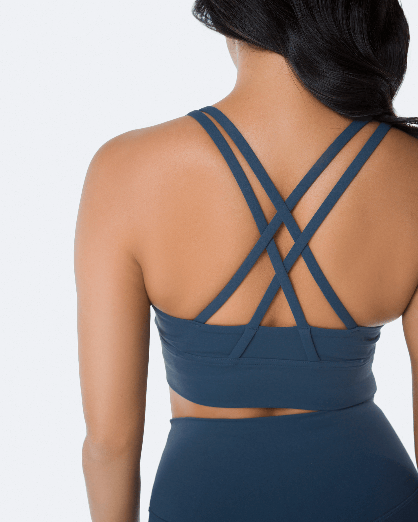 Iris Blue Strappy Back Top